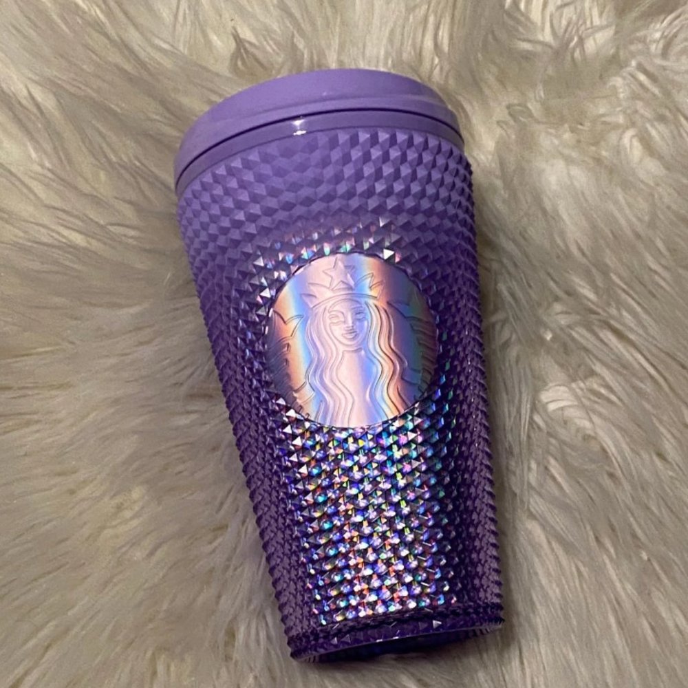 Starbucks Purple Studded Sip Lid Tumbler Grande 16oz